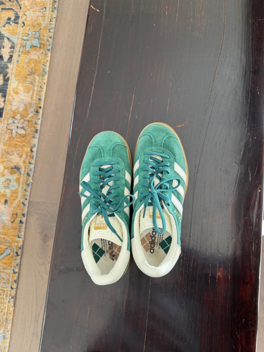 adidas womens green sneakers